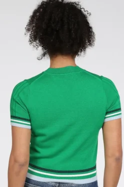 Marc Cain AS 41.20 M67 Pull korte mouw Groen