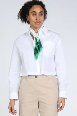 Marc Cain AS 51.13 W80 Blouse lange mouw Wit