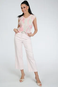 Marc Cain AS 51.26 W37 Blouse mouwloos Zalm