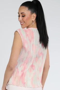 Marc Cain AS 51.26 W37 Blouse mouwloos Zalm