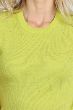 Marc Cain BC 41.11 M52 Pull korte mouw Lime