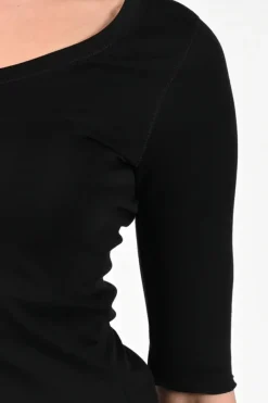 Marc Cain +E 48.69 J14 T-shirt korte mouw Zwart