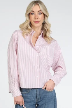 MaxMara Aureo mm10165 Blouse lange mouw Roze