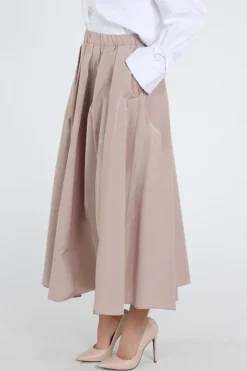 MaxMara Curvato mm10197 Rok wijd lang Roze