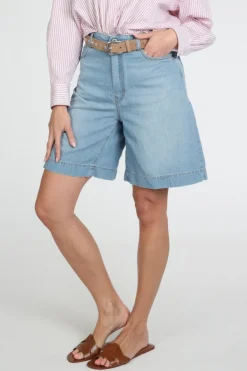 MaxMara dozono mm10422 Short Blue denim
