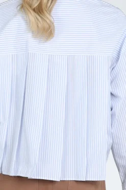 MaxMara Eden mm10165 Blouse lange mouw Licht blauw