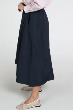 MaxMara formica mm10007 Rok wijd lang Marine