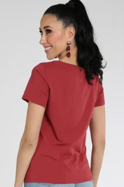 MaxMara multif mm13168 T-shirt korte mouw Cerise