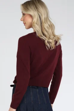 MaxMara Nebbia mm12050 Vest Bordeauxrood