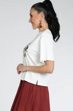 MaxMara sabato mm13321 T-shirt korte mouw Wit