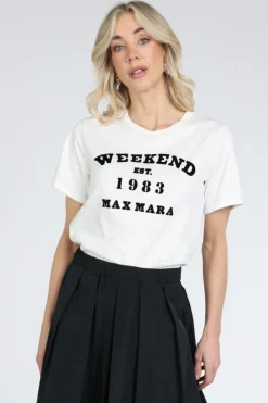 MaxMara Tenue mm13190 T-shirt korte mouw Wit