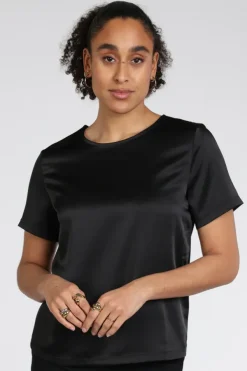 MaxMara Zona mm13103 Blouse korte mouw Zwart