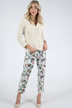 ML Collections 70735 Blazer Ecru