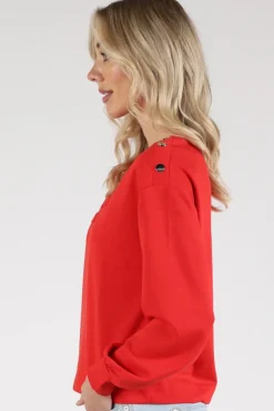 Monari 410102 Sweater Rood