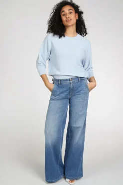 Monari 410298 Trui Licht blauw