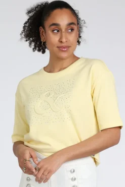 Monari 410170 T-shirt korte mouw Geel
