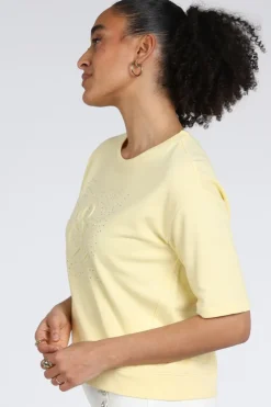 Monari 410170 T-shirt korte mouw Geel