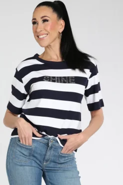 Monari 410575 T-shirt korte mouw Marine