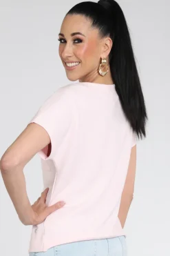 Monari 410967 T-shirt korte mouw Roze