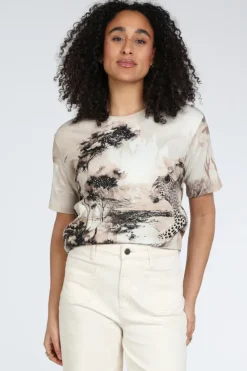 Monari 410189 T-shirt korte mouw Zand