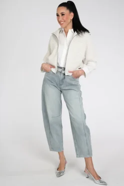 Moscow Julia 124-05 Blouse lange mouw Wit