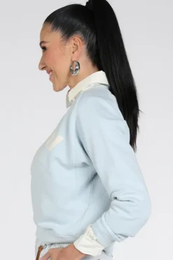 Moscow Pepper 76a-04 Sweater Licht blauw