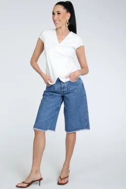 Neo Noir 168088 Blouse korte mouw Off white