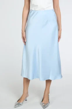 Neo Noir Bovary skirt Rok wijd lang Licht blauw