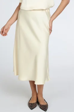 Neo Noir Bovary skirt Rok wijd lang Licht geel
