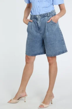 Neo Noir Rosel denim shorts Short Blue denim