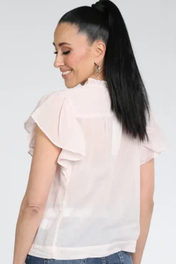 Neo Noir Vinsa S voile top Top Roze