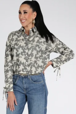 Nukus NKS02248 Blouse lange mouw Off white