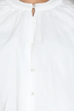 Nukus NKS02128 Blouse lange mouw Off white
