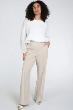 Nukus NKS02128 Blouse lange mouw Off white