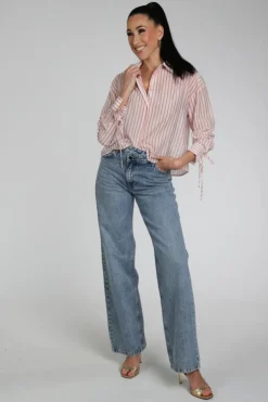 Nukus NKS02165 Blouse lange mouw Roze