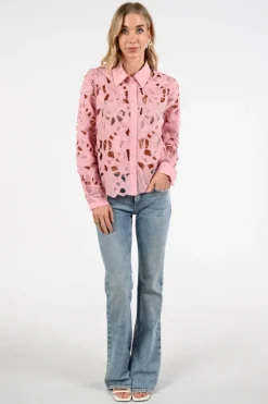 Nukus NKS02228 Blouse lange mouw Roze