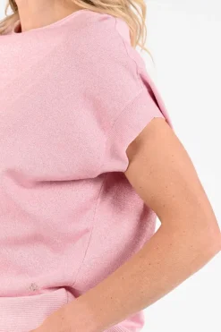 Nukus NKS01174 Pull korte mouw Licht roze