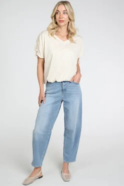 Nukus NKS01127 T-shirt driekwart mouw Goud