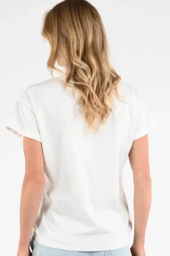 Nukus NKS04018 T-shirt korte mouw Off white