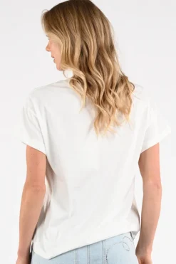 Nukus NKS04025 T-shirt korte mouw Off white
