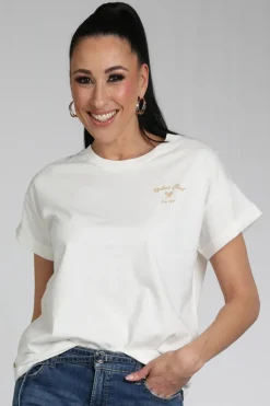Nukus NKS04008 T-shirt korte mouw Off white