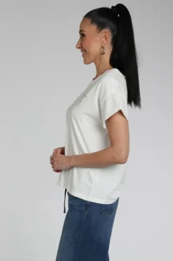 Nukus NKS04008 T-shirt korte mouw Off white
