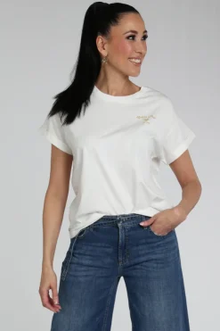Nukus NKS04008 T-shirt korte mouw Off white