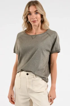 Nukus NKS01085 T-shirt korte mouw Olijf