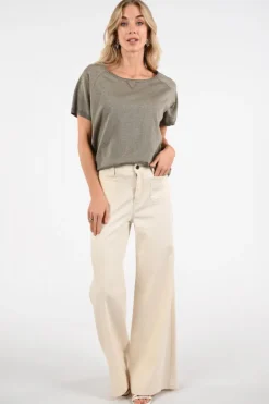 Nukus NKS01085 T-shirt korte mouw Olijf
