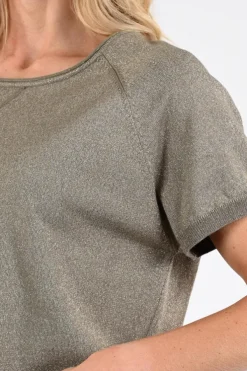 Nukus NKS01085 T-shirt korte mouw Olijf
