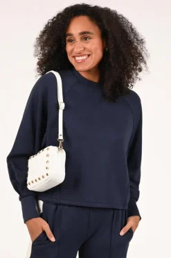 Ornella leder tas Tas Wit