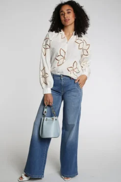 Ornella tas Tas Vergrijsd blauw