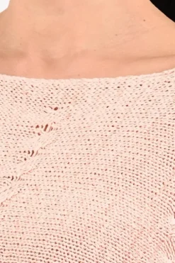 Oui 97252 Pull korte mouw Roze
