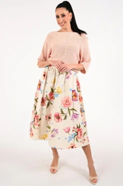 Oui 97252 Pull korte mouw Roze